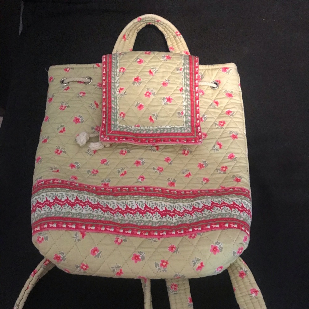 Quilted backpack bag